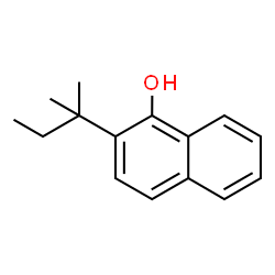 ChemSpider 2D Image | 2-(tert-Pentyl)naphthalen-1-ol | C15H18O