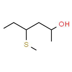 ChemSpider 2D Image | 4-(Methylsulfanyl)-2-hexanol | C7H16OS