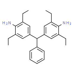 ChemSpider 2D Image | 4,4'-(Phenylmethylene)bis(2,6-diethylaniline) | C27H34N2