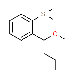 ChemSpider 2D Image | [2-(1-Methoxybutyl)phenyl](trimethyl)silane | C14H24OSi