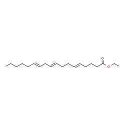 ChemSpider 2D Image | Ethyl (5E,9E,12E)-5,9,12-octadecatrienoate | C20H34O2
