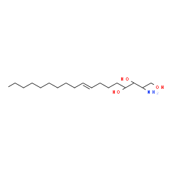 ChemSpider 2D Image | (8E)-2-Amino-8-octadecene-1,3,4-triol | C18H37NO3