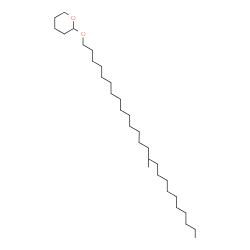 ChemSpider 2D Image | 2-[(15-Methylpentacosyl)oxy]tetrahydro-2H-pyran | C31H62O2