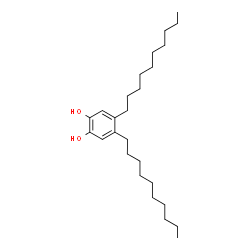 ChemSpider 2D Image | 4,5-Didecyl-1,2-benzenediol | C26H46O2
