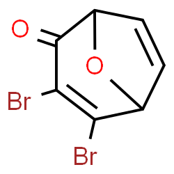 ChemSpider 2D Image | 3,4-Dibromo-8-oxabicyclo[3.2.1]octa-3,6-dien-2-one | C7H4Br2O2