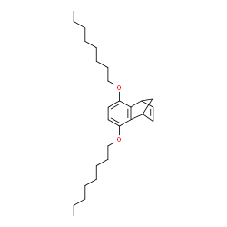 ChemSpider 2D Image | 3,6-Bis(octyloxy)tricyclo[6.2.1.0~2,7~]undeca-2,4,6,9-tetraene | C27H42O2