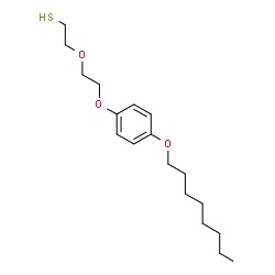 ChemSpider 2D Image | 2-{2-[4-(Octyloxy)phenoxy]ethoxy}ethanethiol | C18H30O3S
