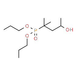 ChemSpider 2D Image | Dipropyl (4-hydroxy-2-methyl-2-pentanyl)phosphonate | C12H27O4P