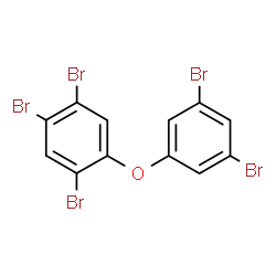 ChemSpider 2D Image | 2,3',4,5,5'-PENTABROMODIPHENYL ETHER | C12H5Br5O