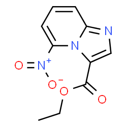 ChemSpider 2D Image | Ethyl 5-nitroimidazo[1,2-a]pyridine-3-carboxylate | C10H9N3O4