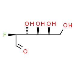 ChemSpider 2D Image | 2-Deoxy-2-fluoro-L-glucose | C6H11FO5