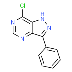 ChemSpider 2D Image | 7-Chloro-3-phenyl-1H-pyrazolo[4,3-d]pyrimidine | C11H7ClN4