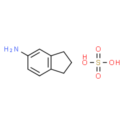 ChemSpider 2D Image | 5-Indanamine sulfate (1:1) | C9H13NO4S