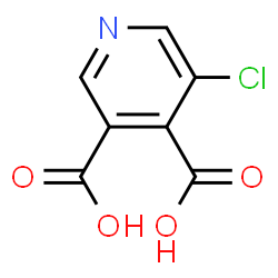 ChemSpider 2D Image | 5-Chloro-3,4-pyridinedicarboxylic acid | C7H4ClNO4