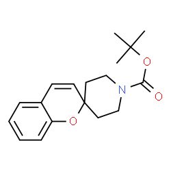 ChemSpider 2D Image | tert-Butyl spiro[chromene-2,4'-piperidine]-1'-carboxylate | C18H23NO3