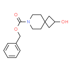 ChemSpider 2D Image | Benzyl 2-hydroxy-7-azaspiro[3.5]nonane-7-carboxylate | C16H21NO3