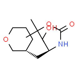 ChemSpider 2D Image | tert-Butyl ((S)-1-hydroxy-3-((R)-tetrahydro-2H-pyran-3-yl)propan-2-yl)carbamate | C13H25NO4