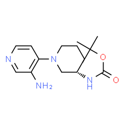 ChemSpider 2D Image | (S)-tert-Butyl (1-(3-aminopyridin-4-yl)piperidin-3-yl)carbamate | C15H24N4O2