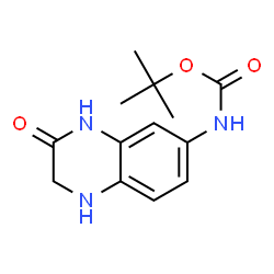 ChemSpider 2D Image | tert-Butyl (3-oxo-1,2,3,4-tetrahydroquinoxalin-6-yl)carbamate | C13H17N3O3