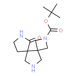 ChemSpider 2D Image | 2-Methyl-2-propanyl 6-oxo-2,7,11-triazadispiro[3.0.4.3]dodecane-2-carboxylate | C14H23N3O3