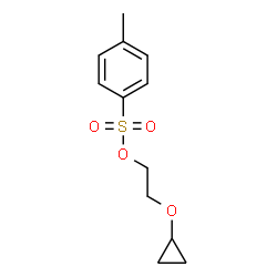 ChemSpider 2D Image | 2-cyclopropyloxyethyl 4-methylbenzenesulfonate | C12H16O4S
