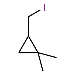ChemSpider 2D Image | 2-(Iodomethyl)-1,1-dimethylcyclopropane | C6H11I