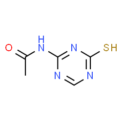 ChemSpider 2D Image | N-(4-Thioxo-1,4-dihydro-1,3,5-triazin-2-yl)acetamide | C5H6N4OS