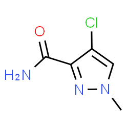 ChemSpider 2D Image | 4-Chloro-1-methyl-1H-pyrazole-3-carboxamide | C5H6ClN3O