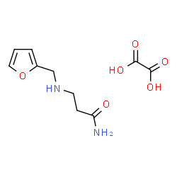 ChemSpider 2D Image | N~3~-(2-Furylmethyl)-beta-alaninamide ethanedioate (1:1) | C10H14N2O6