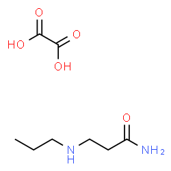 ChemSpider 2D Image | N~3~-Propyl-beta-alaninamide ethanedioate (1:1) | C8H16N2O5