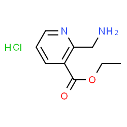 ChemSpider 2D Image | Ethyl 2-(aminomethyl)nicotinate hydrochloride (1:1) | C9H13ClN2O2