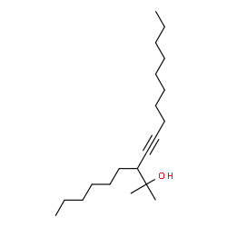ChemSpider 2D Image | 3-Hexyl-2-methyl-4-tridecyn-2-ol | C20H38O