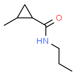 ChemSpider 2D Image | 2-Methyl-N-propylcyclopropanecarboxamide | C8H15NO
