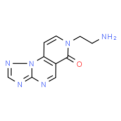 ChemSpider 2D Image | 7-(2-Aminoethyl)pyrido[3,4-e][1,2,4]triazolo[1,5-a]pyrimidin-6(7H)-one | C10H10N6O