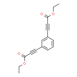 ChemSpider 2D Image | Diethyl 3,3'-(1,3-phenylene)bis(2-propynoate) | C16H14O4