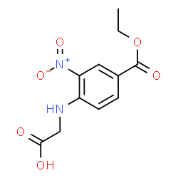 ChemSpider 2D Image | N-[4-(Ethoxycarbonyl)-2-nitrophenyl]glycine | C11H12N2O6
