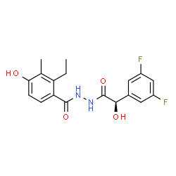 ChemSpider 2D Image | EMD638683 R-Form | C18H18F2N2O4
