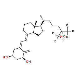 ChemSpider 2D Image | CALCITRIOL-D6 | C27H38D6O3