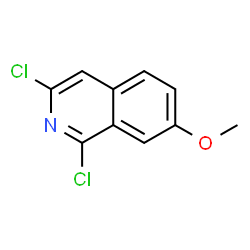 ChemSpider 2D Image | 1,3-Dichloro-7-methoxyisoquinoline | C10H7Cl2NO