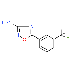 ChemSpider 2D Image | 5-[3-(Trifluoromethyl)phenyl]-1,2,4-oxadiazol-3-amine | C9H6F3N3O