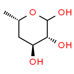 ChemSpider 2D Image | 4-Deoxy-L-fucose | C6H12O4