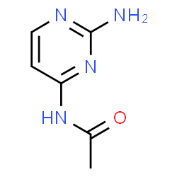 ChemSpider 2D Image | N-(2-Amino-4-pyrimidinyl)acetamide | C6H8N4O