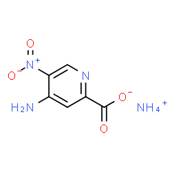 ChemSpider 2D Image | Ammonium 4-amino-5-nitropicolinate | C6H8N4O4