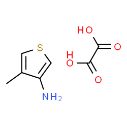 ChemSpider 2D Image | 4-Methyl-3-thiophenamine ethanedioate (1:1) | C7H9NO4S