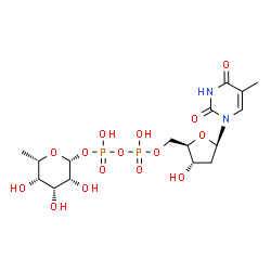 ChemSpider 2D Image | dTDP-6-deoxy-beta-L-talose | C16H26N2O15P2