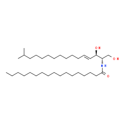 ChemSpider 2D Image | N-heptadecanoyl-15-methylhexadecasphing-4-enine | C34H67NO3