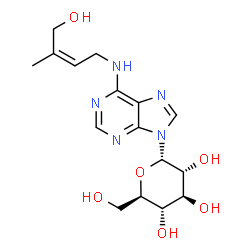 ChemSpider 2D Image | 9-(alpha-D-glucosyl)-cis-zeatin | C16H23N5O6