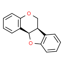 ChemSpider 2D Image | (6aR,11aR)-pterocarpan | C15H12O2
