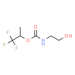 ChemSpider 2D Image | 1,1,1-Trifluoro-2-propanyl (2-hydroxyethyl)carbamate | C6H10F3NO3