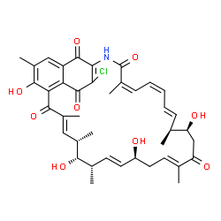 ChemSpider 2D Image | Naphthomycin A | C40H46ClNO9